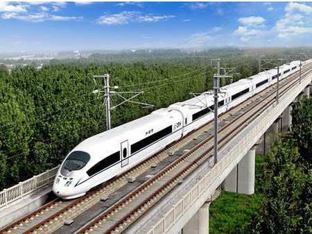 High speed rail parts